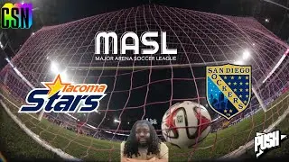 TACOMA STARS vs SAN DIEGO SOCKERS - WATCH MAJOR ARENA  SOCCER LEAGUE LIVE!!!