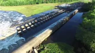 Wallace Lake Dam 5-4-16 During Flood