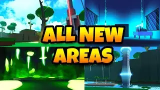 ALL *NEW* TRAINING AREAS IN SORCERER FIGHTING SIMULATOR ROBLOX!