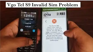 Vgo Tel S9 Invalid Sim problem | Vgo Tel invalid Sim solution 2025