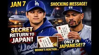[Breaking News] Shohei Ohtani's Secret Return to Japan! Electrifying Move on January 7th!