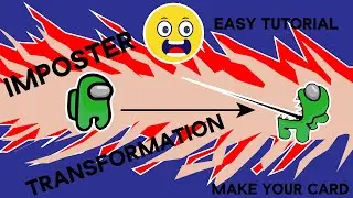 Amazing Spin Trick With Paper To Transform A Crewmate Into Imposter Among US Game - Easy Tutorial