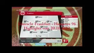 Eintracht Frankfurt &ndash; Hannover 96 | Highlights vom 20.10.2012 | ForzaSGE Highlights