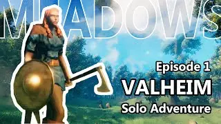 The Beginning | Valheim Solo Adventure (Part 1) | 4K No Commentary Longplay