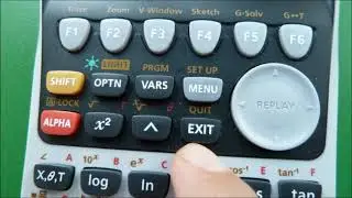 Calcular el determinante de una matriz con calculadora Casio Fx - 9860GII. Carmen L&oacute;pez Garc&iacute;a
