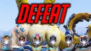[Overwatch] FULL TEAM of TOP 500 players can't stay on point! Numbani 4495 SR