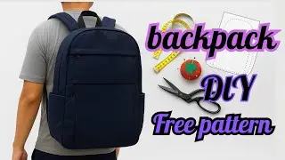 School Backpack Free Pattern 😉 6 Hidden Secrets for Amazing Finish!🤩