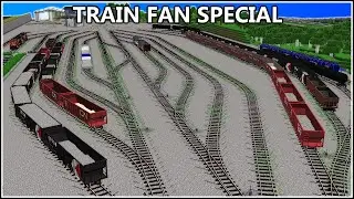 Sorting Train Cars In The Yard