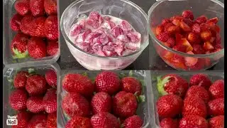 Strawberry delight recipe | easy strawberry dessert recipe | high fibre vitamin c anti-aging healthy