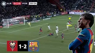 🤯 Lamine Yamal ne s’arrête plus… (Albacete 1-2 Barça)