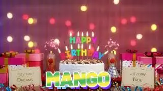 MANGO Happy Birthday Song with Names 🌟 Happy Birthday to You