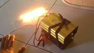 setrum ikan pdc china fuliwang 58000w test beban lampu 1000 watt.
