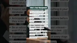 Corporate Real Estate 101: Client & Deal Management in Corporate Real Estate| Tip 2 of 10