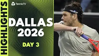 Fritz & Paul In Action, Tiafoe vs Korda | Dallas 2026 Highlights Day 3