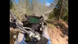 2019 BMW R1250GS Adventure crash on the Northern California Backcountry Discovery Route