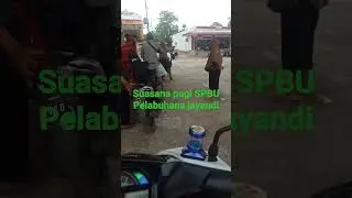 suasana pagi SPBU Jayanti Kecamatan Cidaun #indonesia #susanapagi #suasanapantai