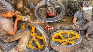 Most Amazing Production Process of Crane Gear in Factory