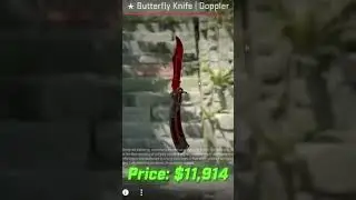 $12,000 BUTTERFLY KNIFE RUBY in CS2!! 🤯💎  #csgo #caseopening