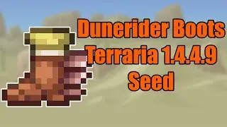 Dunerider Boots Seed Terraria Version 1.4.4.9 PC Only