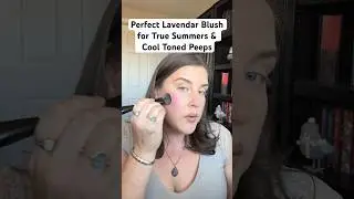 #truesummer #cooltonedblush #cooltonedmakeup #softsummer #lightoliveskin