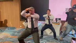 Haka for All Blacks coach Ian Foster from NZ community in Taiwan 20 Sep 2025
