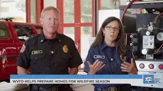 WVFD helps prepare homes for wildfire season