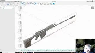 Prop Making Fusion 360 Yoko's Rifle Part3