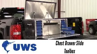 In the Garage&trade; with Performance Corner&reg;: UWS Chest Drawer Slide Toolbox