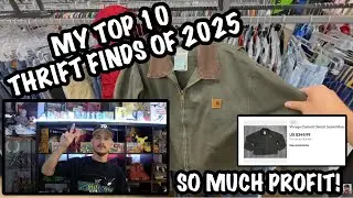 MY TOP 10 THRIFT FINDS OF 2025! ThatDallasThrifter