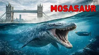 Extinct Monster Attacks London - Mosasaur?