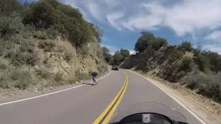 Xtreme Skateboard down Palomar Mtn.