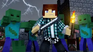Minecraft : SALVEI O MUNDO DE ZUMBIS !! (Monstros Vs Humanos)