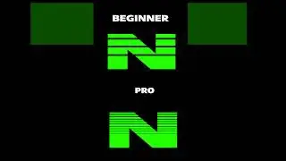 Beginner vs Pro: N Letter Logo Design &ndash; Illustrator Line Style Trick!