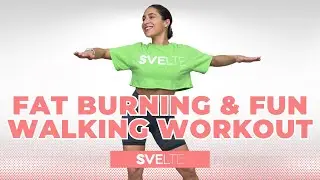 Fat Burning & Fun Walking Workout | Lose Weight At-Home
