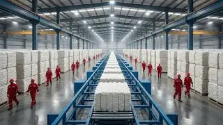 Inside  Denim Factory From Raw Cotton to Finished Product Best for Curiosity Process Start to Finish