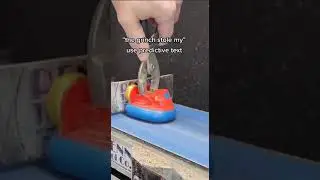 this hovercrafts last hover #hovercraft #satisfying #oddlysatisfying #sandingshit