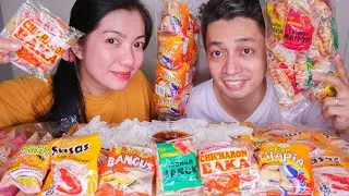 Rice + Tig Piso na Chichirya Mukbang! Okay Pala i-ulam!