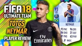 FIFA 18 TEAM OF THE GROUP STAGE NEYMAR (93) PLAYER REVIEW! FIFA 18 ULTIMATE TEAM!