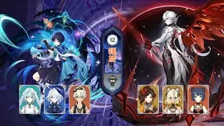 【原神】放浪者&アルレッキーノ【螺旋12層Ver 6.1/Luna III】 / Wanderer & Arlecchino Abyss 12