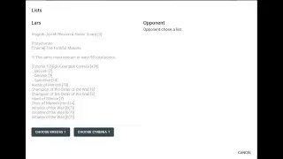 Warmahordes on wartable.online: List Reveal