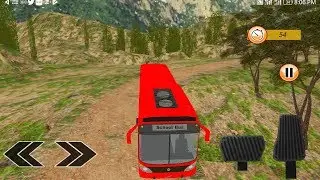 Modern School Bus Simulator 2018 : Uphill Drive 3D Game || Kids School Bus Racing Game