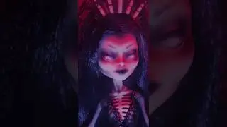 Doll Face Up 🖤 #dolls #repaint #ooak #faceup #monsterhigh