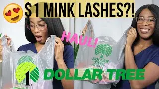 DOLLAR TREE MINK LASH HAUL | NEW AFFORDABLE $1 3D FAUX MINK LASHES *OMG* | FALL 2019 🍁