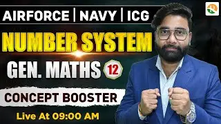 Number System # 01  Airforce, Navy, ICG, NDA | Airforce Y Group Maths 2025 | Airforce 2025 | RSSIR