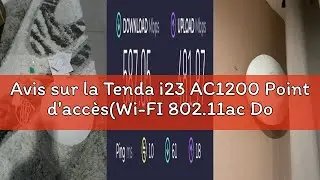 Avis sur la Tenda i23 AC1200 Point d'acc&egrave;s(Wi-FI 802.11ac Double Bande, 1 Port Gigabit, g&eacute;rable Via