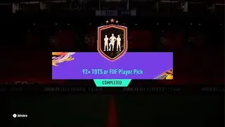 FIFA 21 92+ TOTS or FOF Player Pick