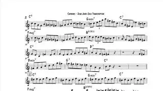 Cherokee - Sean Jones Solo Transcription