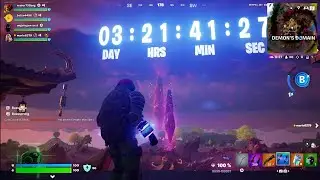We accept the challenge | final fight Fortnite C6S4 UPDATE Live Event Timer