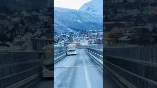 Tromso to Narvik bus 🚌 #norway #trending #travel #adventure