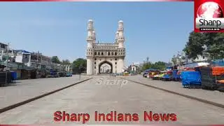 Coronavirus lockdown: Charminar Old City,Hyderabad Visual || 24-3-2020